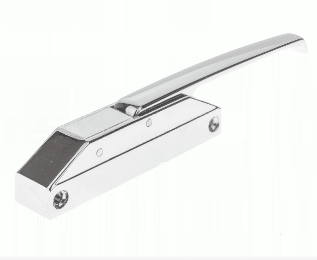 Maneta de cierre G680 cromada para frigorífico industrial.