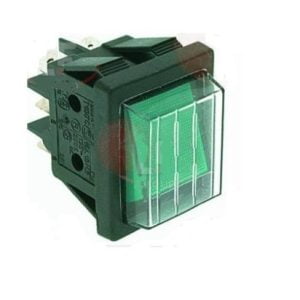 Conmutador Verde 30x22mm Dihr