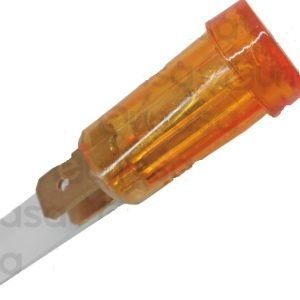 Piloto Ambar Faston 2 UNIDADES