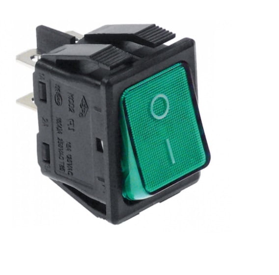 Interruptor Verde Bipolar 4 contactos