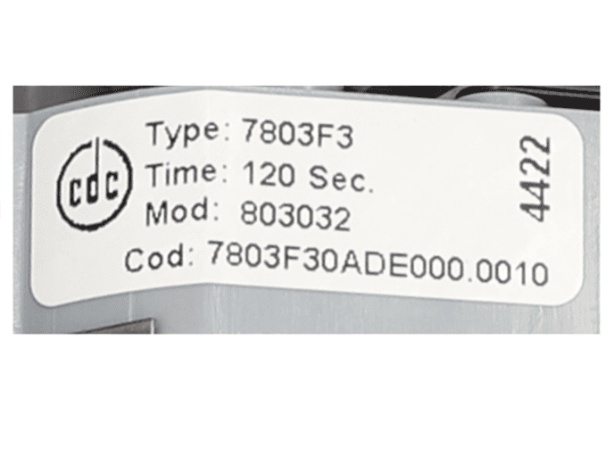 Programador CDC 7803 120 segundos 230V 3 micros Fagor