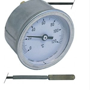 Teletermometro 0/120ºC Ø60mm Blanco
