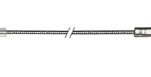 Cable Bujia Encendido L=600mm 6,3xØ4mm