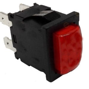 Interruptor Rojo 13x19mm 230V Bipolar