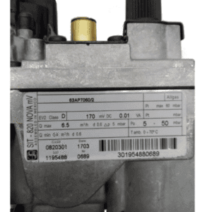 Válvula de gas NOVA 820 Minivolt con conexiones de 12