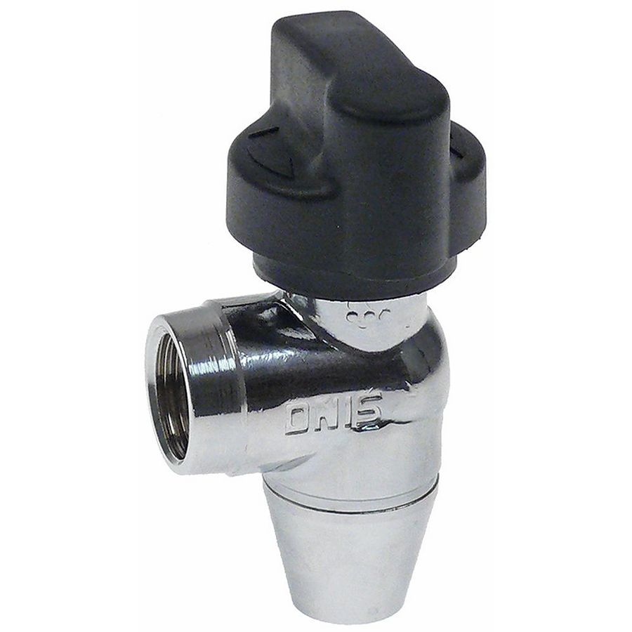 Grifo de Vaciado Freidora 1/2″ Acodado EDO9+9 Latón Cromado