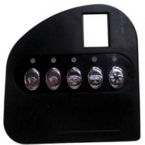 Botonera Electronica Negra 5 Teclas Expobar