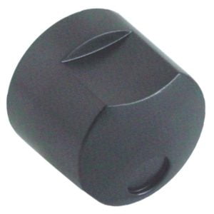 Mando VAPOR/AGUA 49x40mm Negro