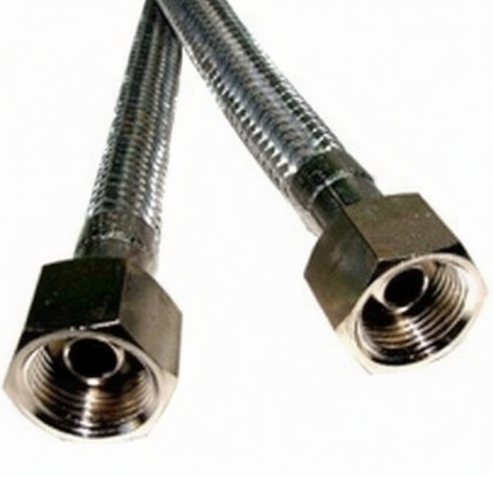 Manguera Flexible Inox 0.75m 3/8x3/8 H-H