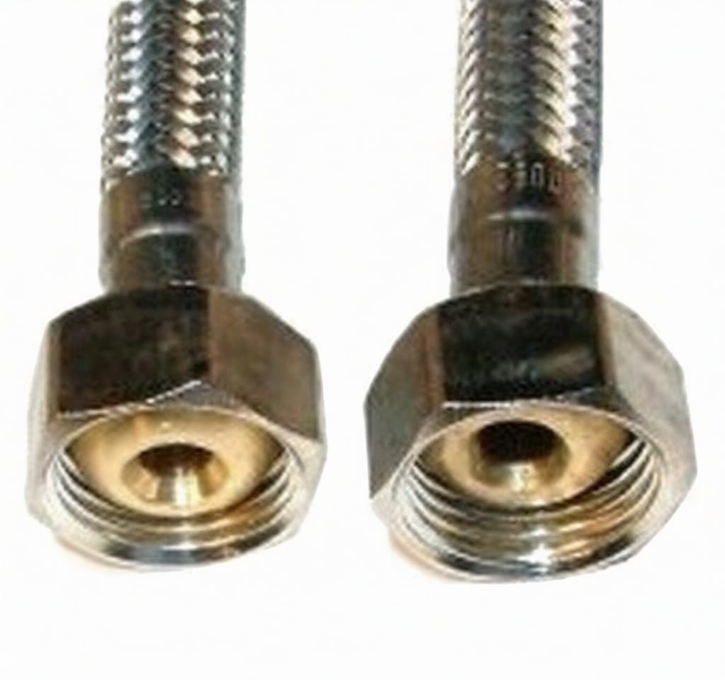 Manguera Cafetera Flexible Inox 1.5m 1/2"x1/2" H-H