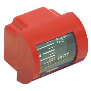 Manómetro 6 BAR rojo Ø50mm conexión 1/4" para cafeteras Gaggia GX y Visacrem