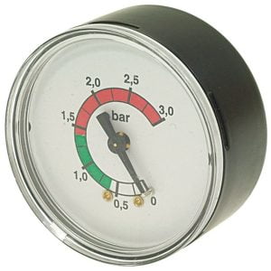 Manómetro Ø62mm 3 BAR conexión 1/8" para cafeteras Azkoyen