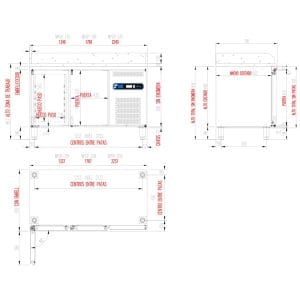Gastronorm Serie GN 1/1 refrigerada- MPG-135-HC-GR de Edenox