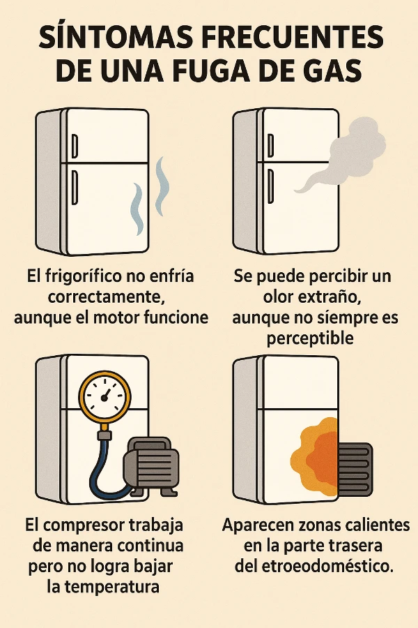 Síntomas fugas gas