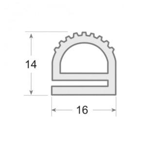 Burlete Puerta Armario Caliente (1 metro)