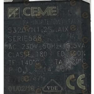 Electroválvula 3 Vías 230V 1/8" Vitón 14 bar