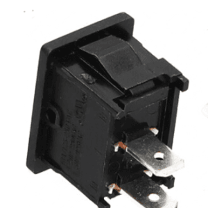 Interruptor Negro 19×12 mm 10A 125/230V