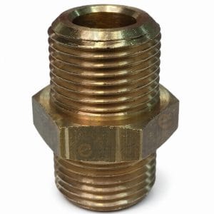 Racor 3/8" x 3/8" M-M con Filtro