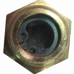 Racor 3/8" x 3/8" M-M con Filtro