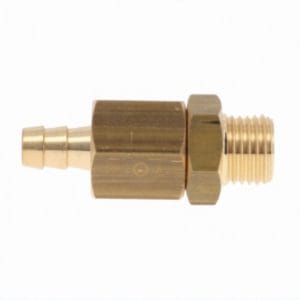 Válvula Vacío 1/4" M Ø8mm Boca Estriada