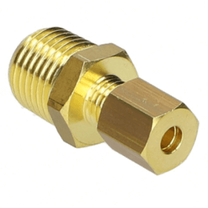 Racor Automático Recto G1/4 M – Tubo 4 mm para Cafetera Expobar