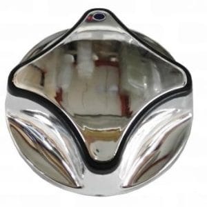 Mando Cocina Plateado Ø83 mm Eje Ø8x6,5 mm