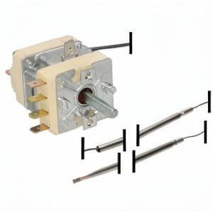 Termostato 100°C a 185°C Monofásico Ø4x235 mm 16A 250V