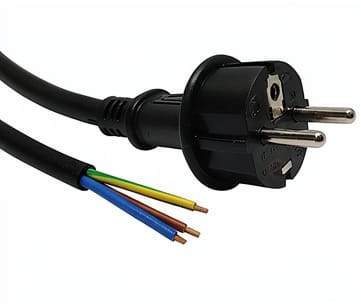 Clavija con Cable 3x2,5 mm 16A 230V 1800 mm