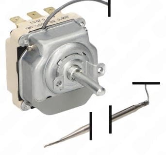 Termostato Freidora 120°C a 206°C 16A 250V Ego para Freidora Industrial