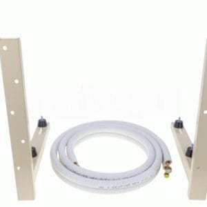 Kit Aire Acondicionado 1/4 + 3/8 3 Metros con Soporte y Accesorios