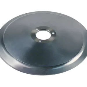 Cuchilla profesional para cortadora de embutidos Ø300 mm con encaje Ø250 mm, agujero central Ø40 mm y 3 taladros