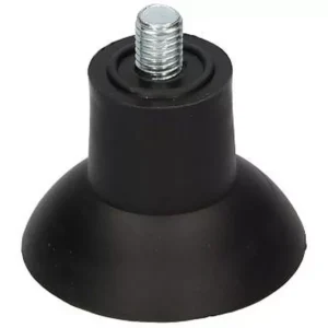 Pata de goma Ø44 mm con tornillo y rosca M8 para cortadora Braher MG300